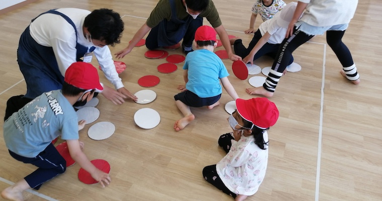 春の室内運動会1